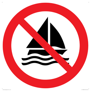 Prohibition: No sailing